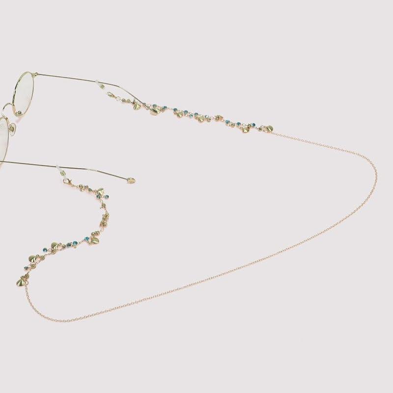 Rhinestone Shell Eyeglass Chain Decorative Reading Glasses Rope Accessory