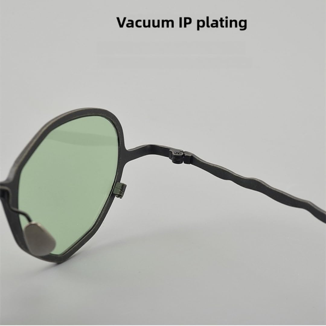 Round Sunglasses for Men Custom Retro Fashion UV Protection Eyewear