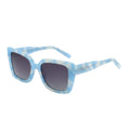 Butterfly Acetate Polarized Sunglasses UV400 Thick Frame Women Grey Lens Eyewear