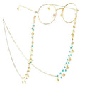 Rhinestone Shell Eyeglass Chain Decorative Reading Glasses Rope Accessory