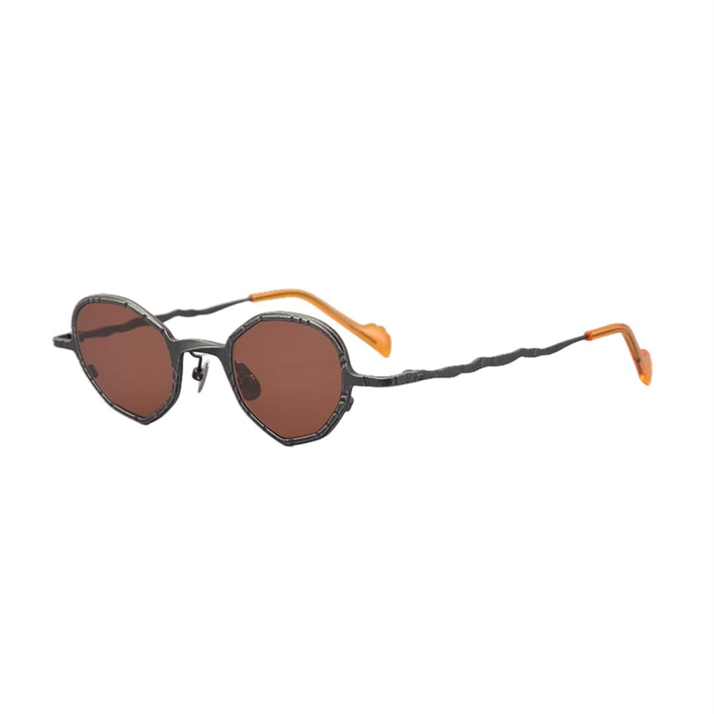 Round Sunglasses for Men Custom Retro Fashion UV Protection Eyewear