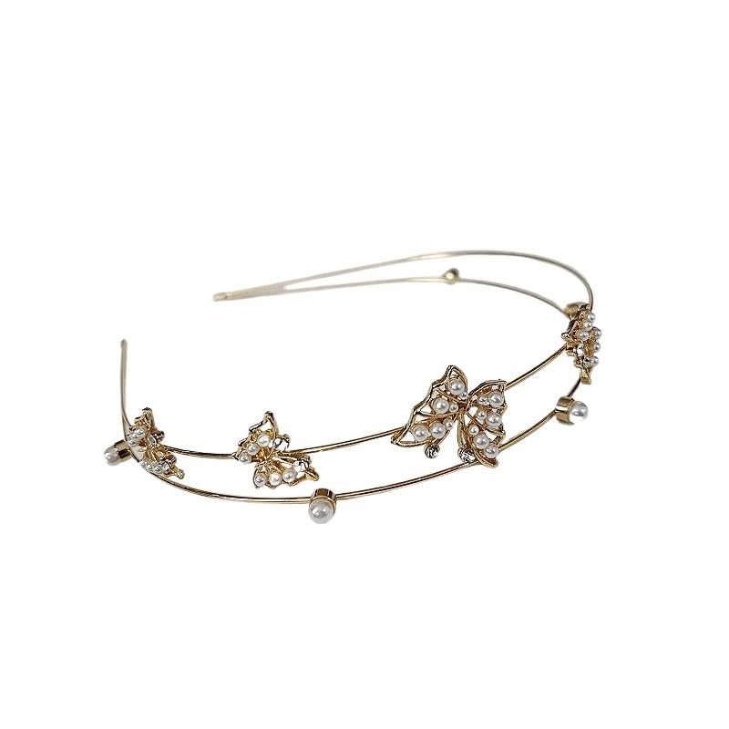 Rhinestone Flower Zircon Hairband Alloy Fashion Headband Hair Accessory