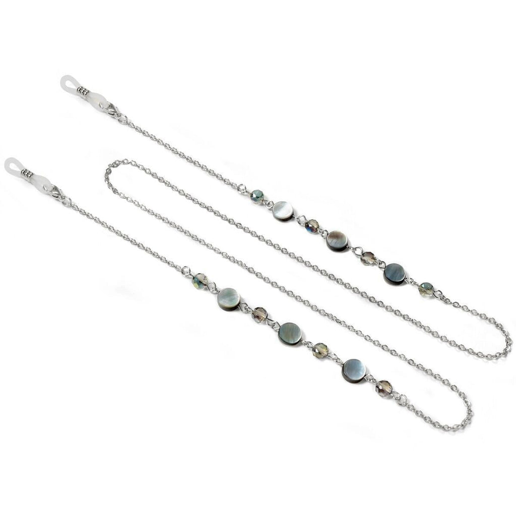 Natural Shell Crystal Glasses Chain Sunglasses Lanyard Neck Eyewear Accessory