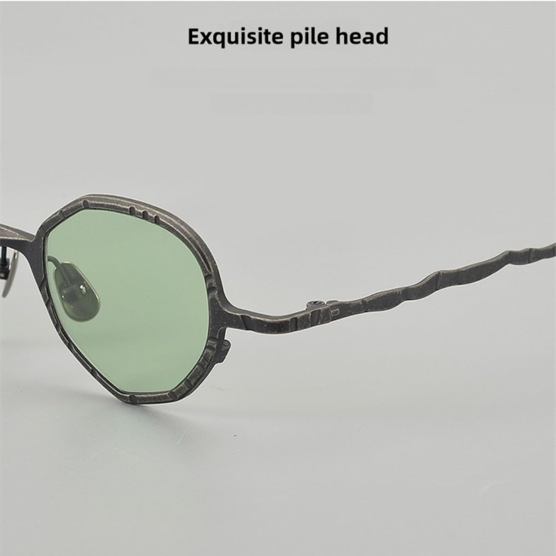 Round Sunglasses for Men Custom Retro Fashion UV Protection Eyewear