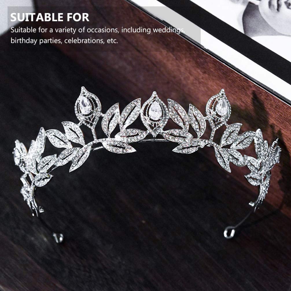 Rhinestone Crystal Bridal Tiara Wedding Crown Headband Bride Hair Accessory