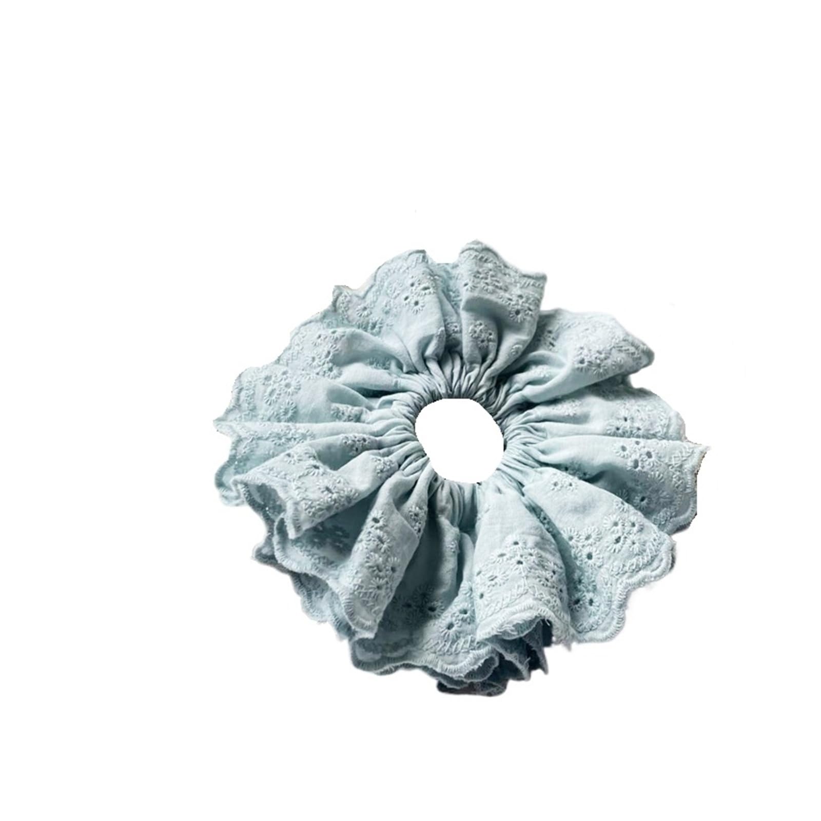 Lace Jacquard Scrunchies Elastic Ponytail Hair Ties Women
