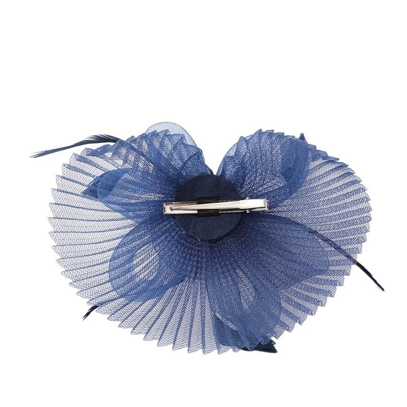 Handmade Gauze Headband Banquet Hat Hair Clip Accessory