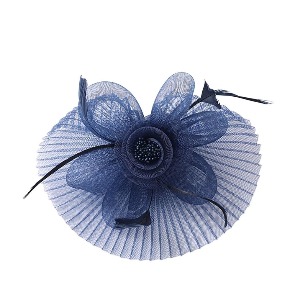 Handmade Gauze Headband Banquet Hat Hair Clip Accessory