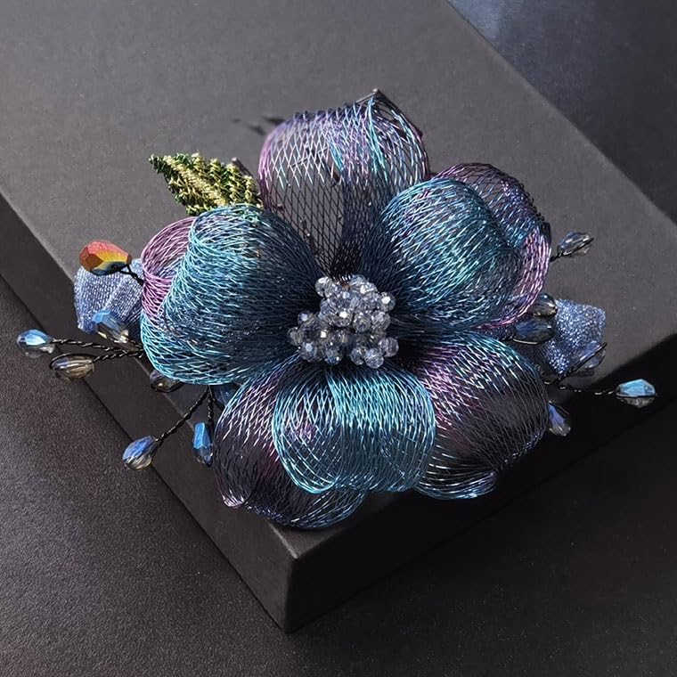 Copper Wire Hair Clip High End Ponytail Spring Hair Accessory