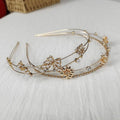 Rhinestone Flower Zircon Hairband Alloy Fashion Headband Hair Accessory
