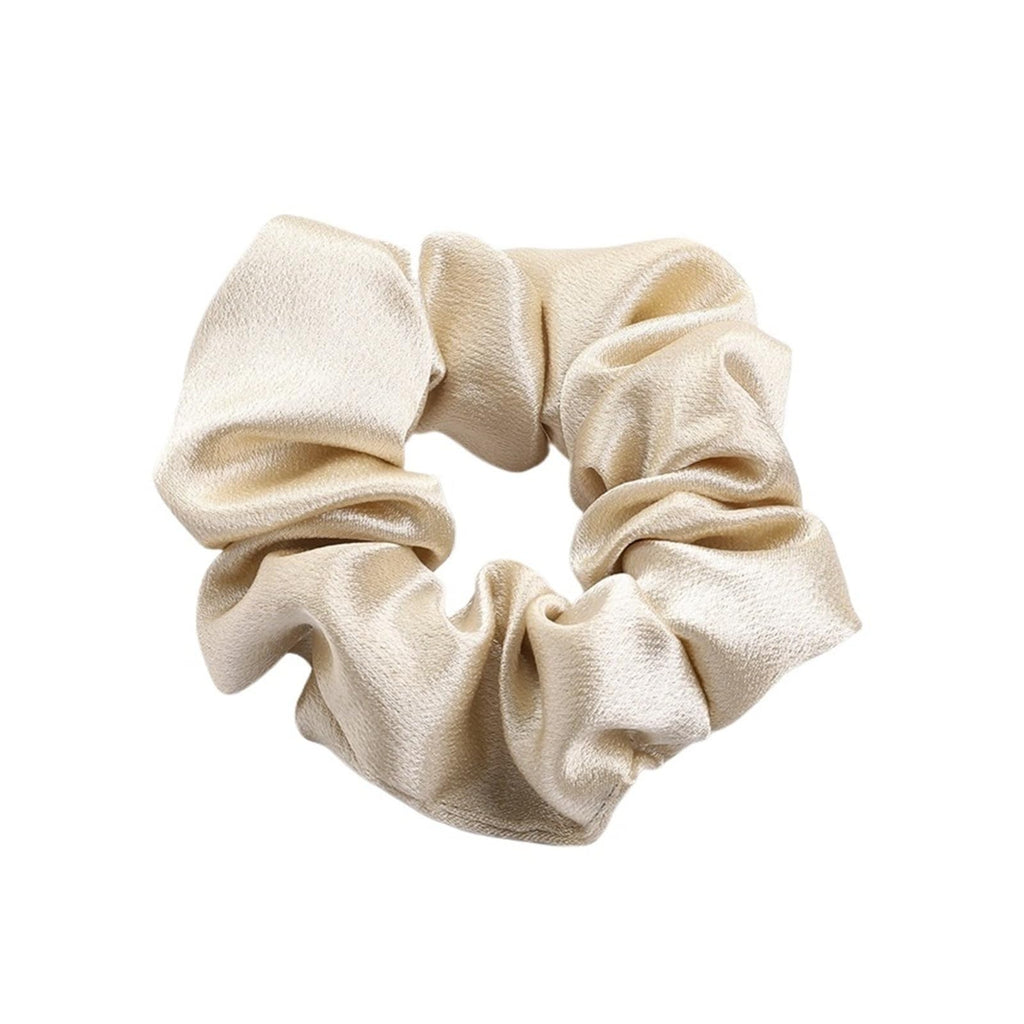 Solid Satin Scrunchies Silk Hair Bands Ponytail Holders Women