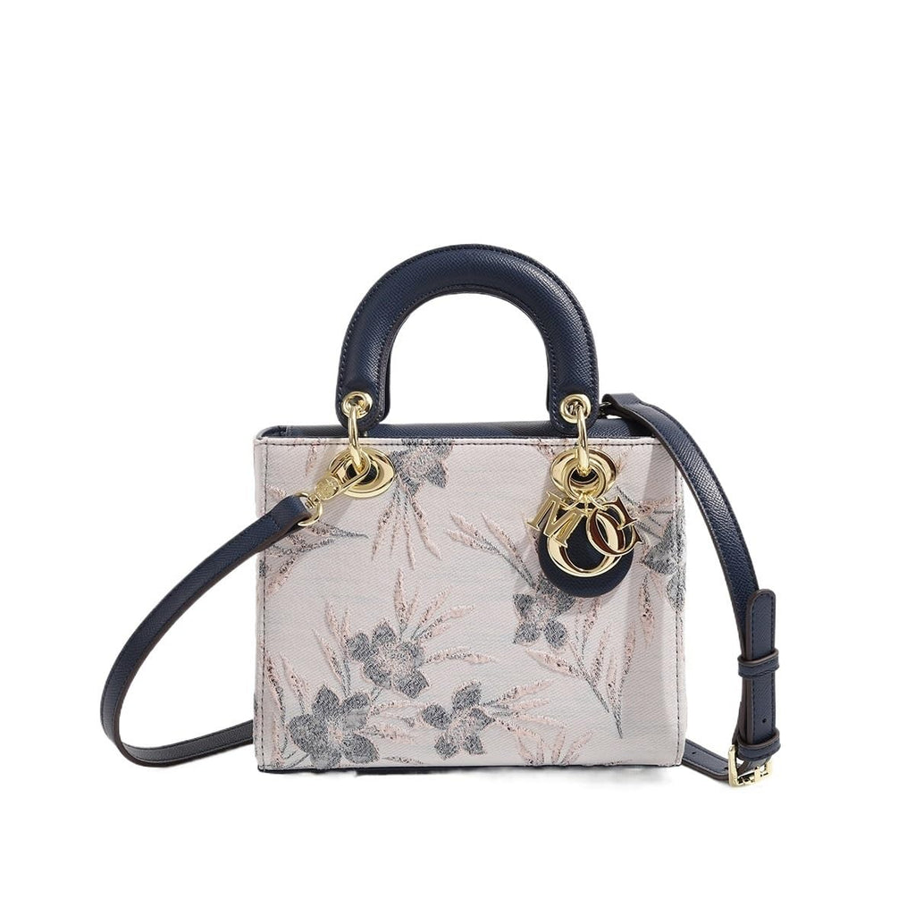 Chinese Style Womens Shoulder Bag Elegant Textured Designer Handbag