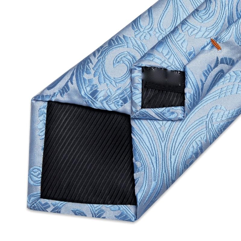 Men Silk Tie Set Bow Tie Necktie Pocket Square Cufflinks
