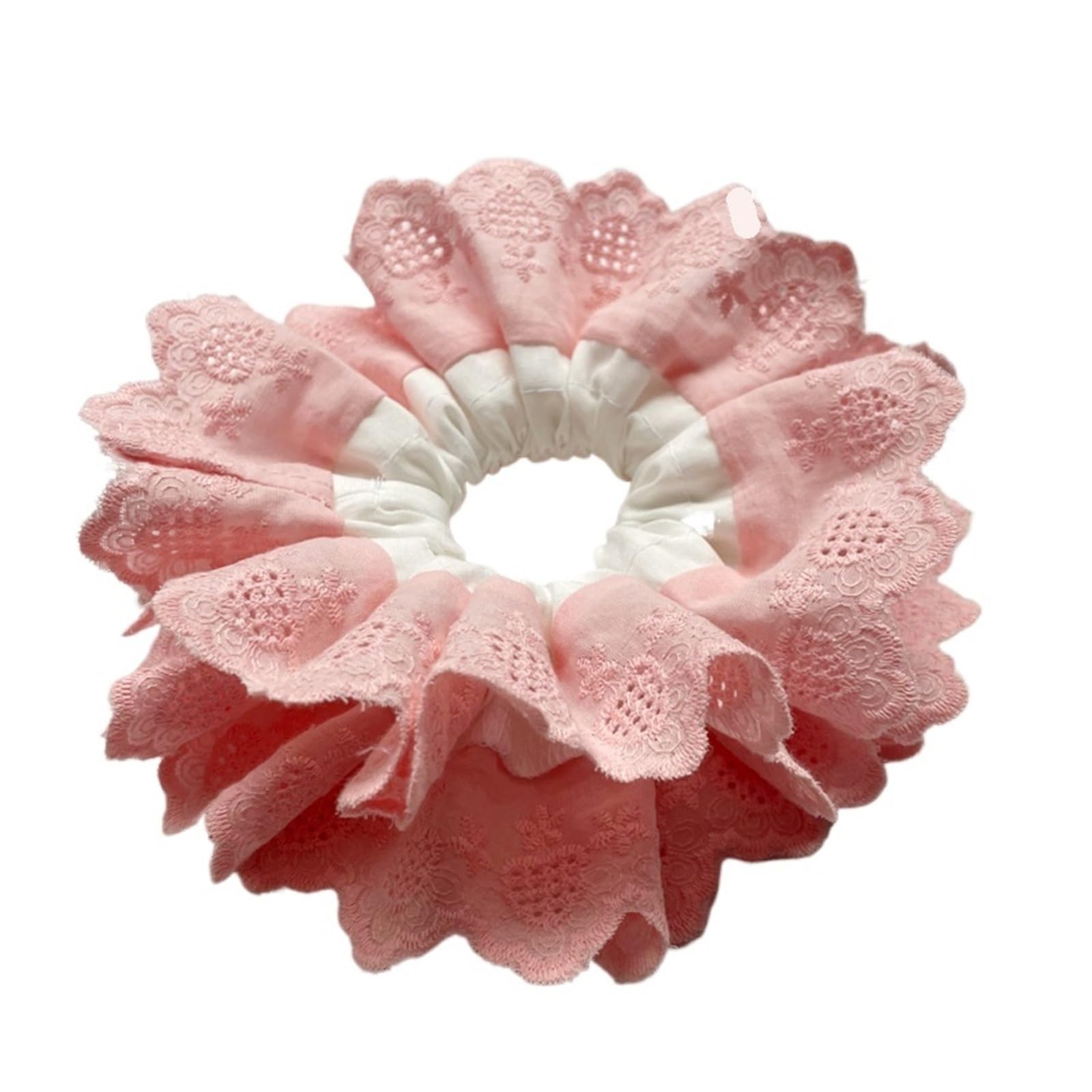 Lace Jacquard Scrunchies Elastic Ponytail Hair Ties Women
