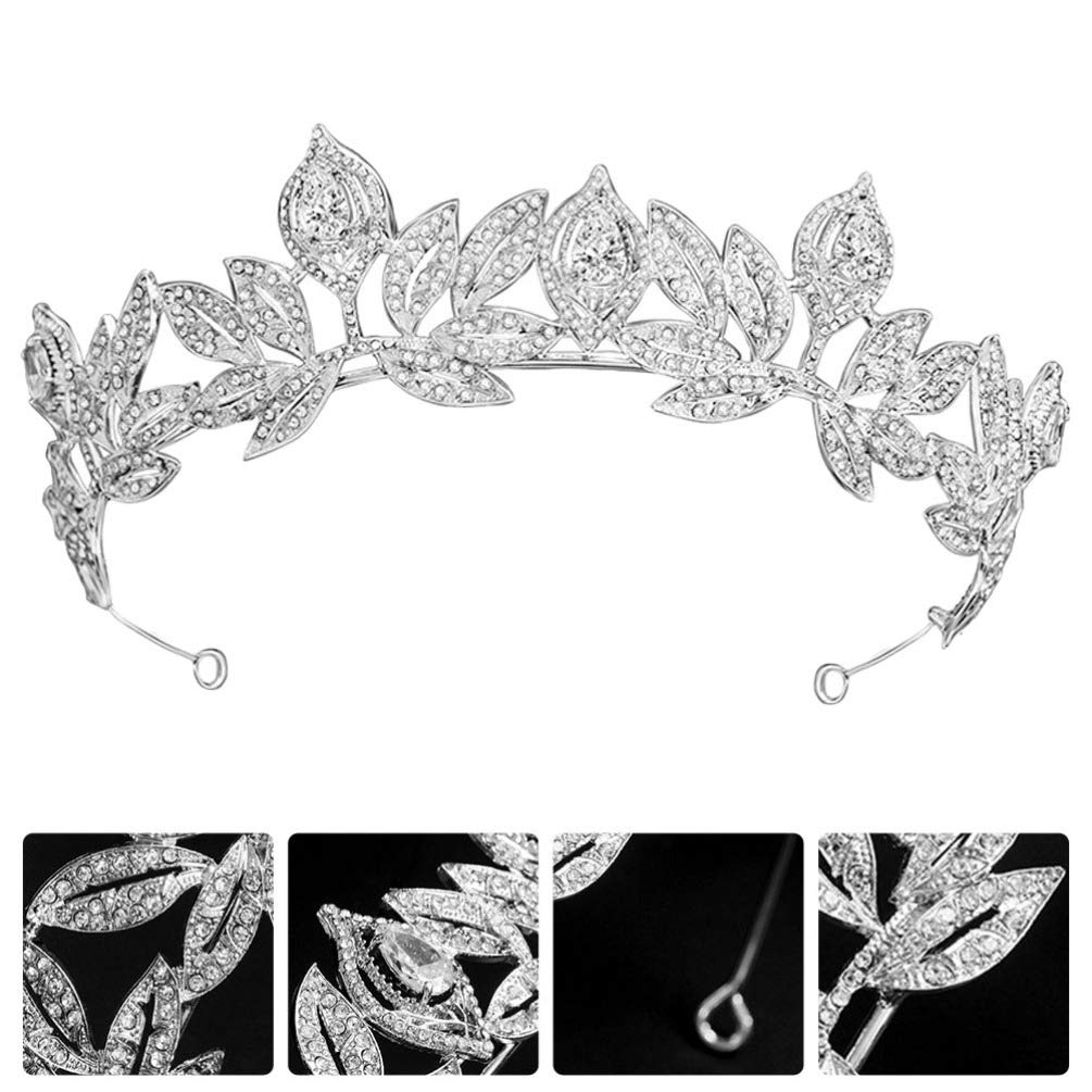Rhinestone Crystal Bridal Tiara Wedding Crown Headband Bride Hair Accessory