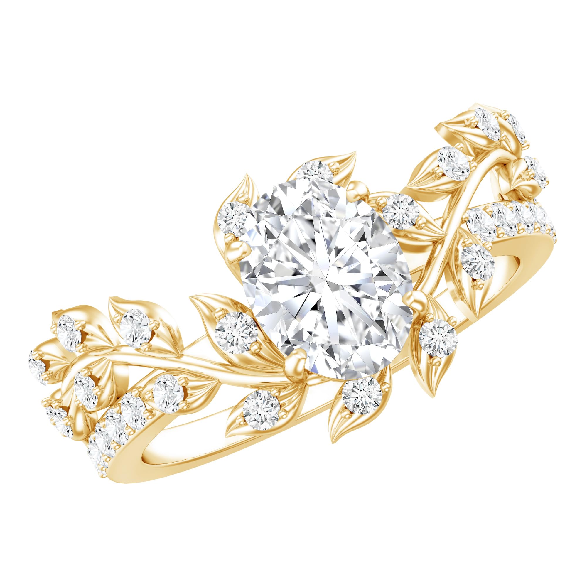 1.5 Carat Lab Grown Oval Diamond Engagement Ring EF VS Women