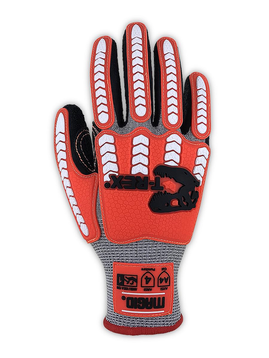 Lightweight Latex Impact Crinkle Grip Work Gloves Industrial Protective Gloves Unisex
