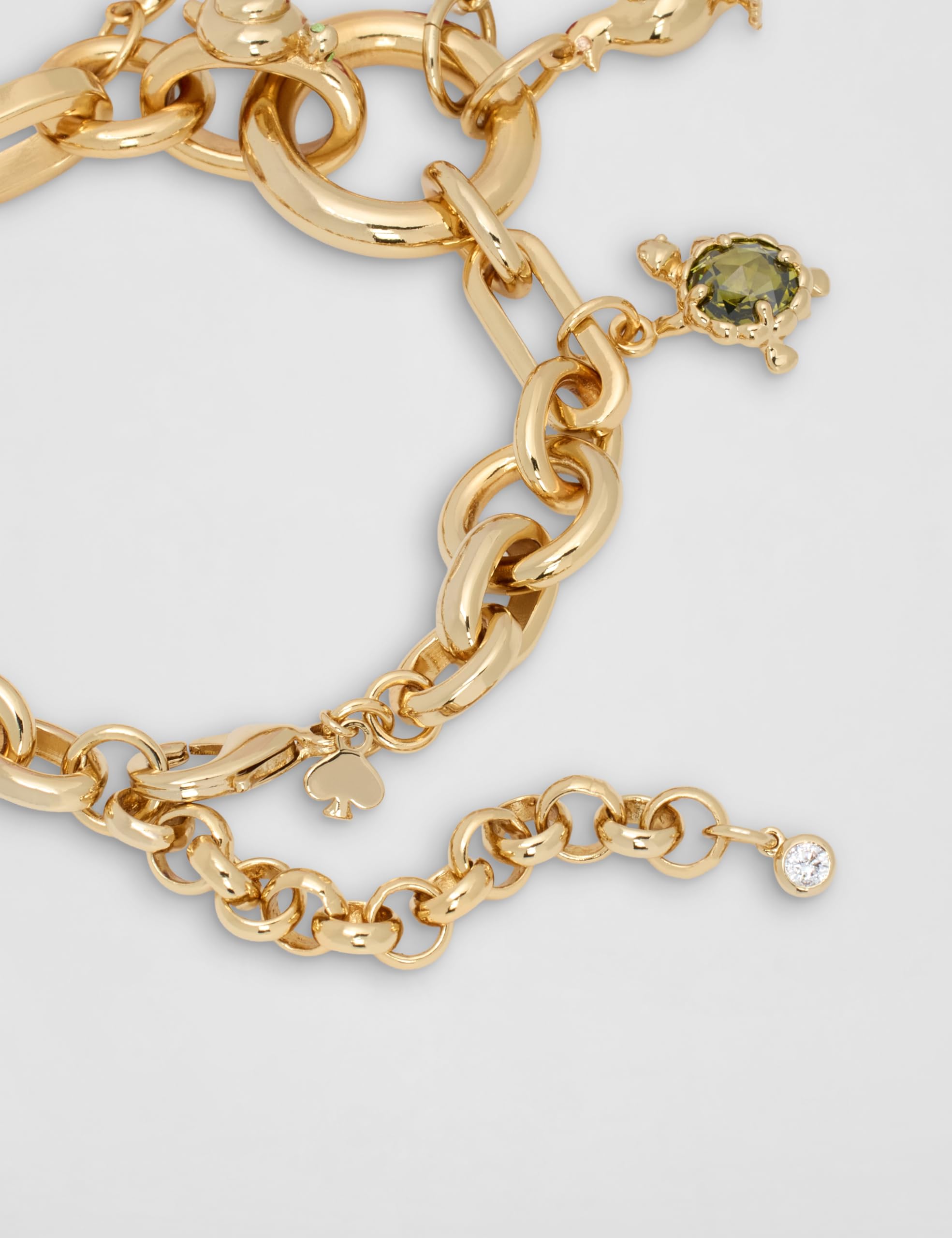 Secret Garden Floral Charm Bracelet Elegant Fashion Jewelry