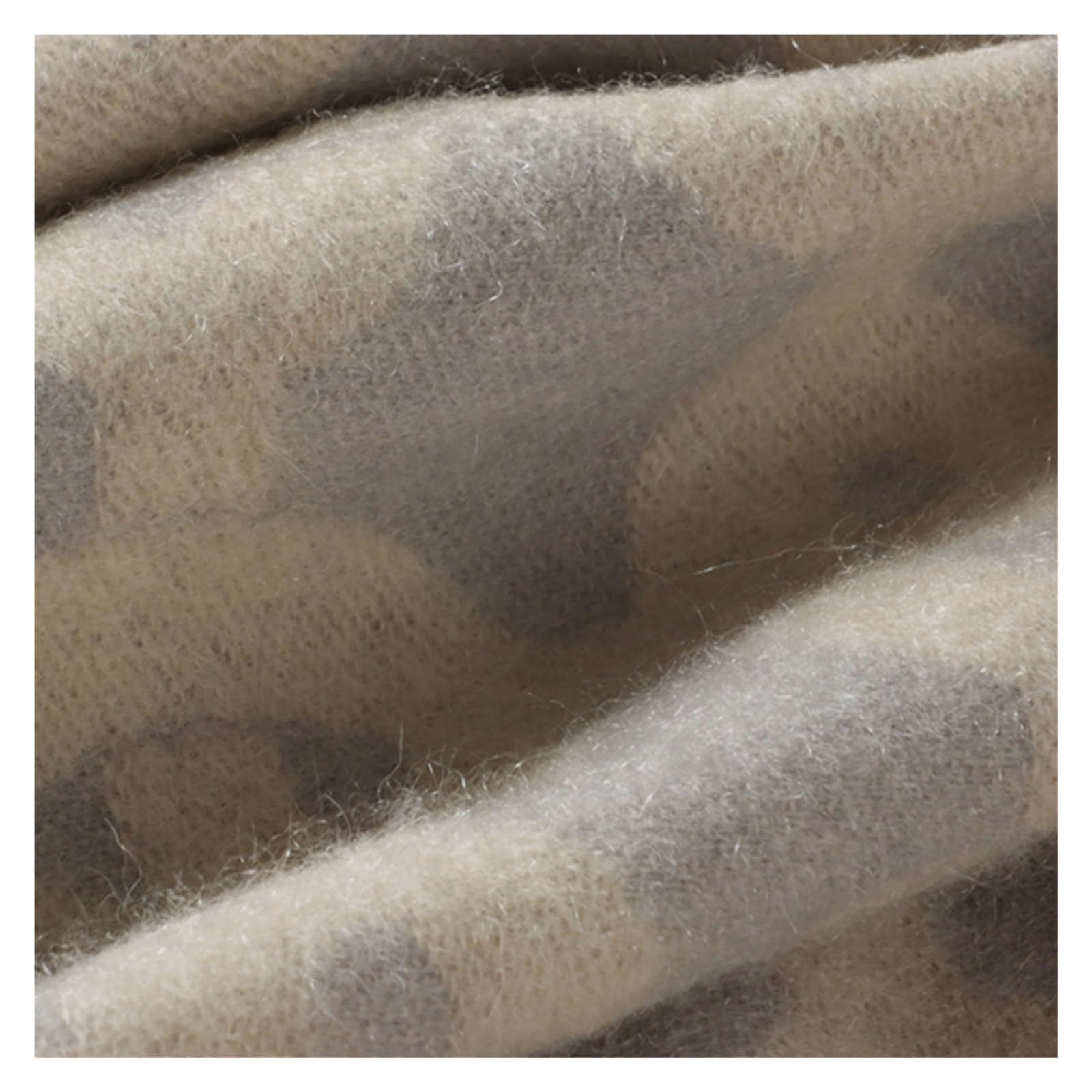 Thick Jacquard Reversible Cashmere Shawl Scarf