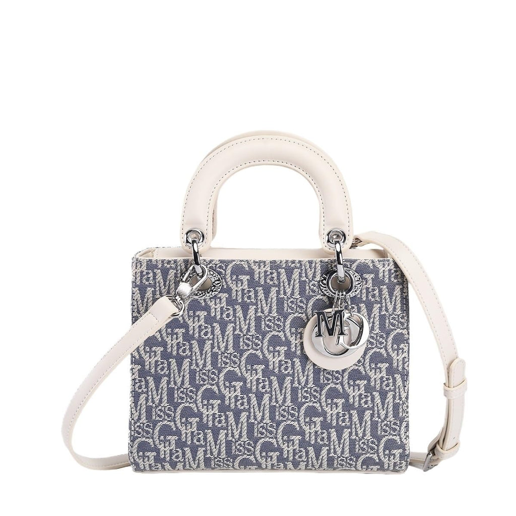 Chinese Style Womens Shoulder Bag Elegant Textured Designer Handbag