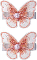 Butterfly Chiffon Hair Clips Beaded Hair Pins Hair Accessories Girls Kids