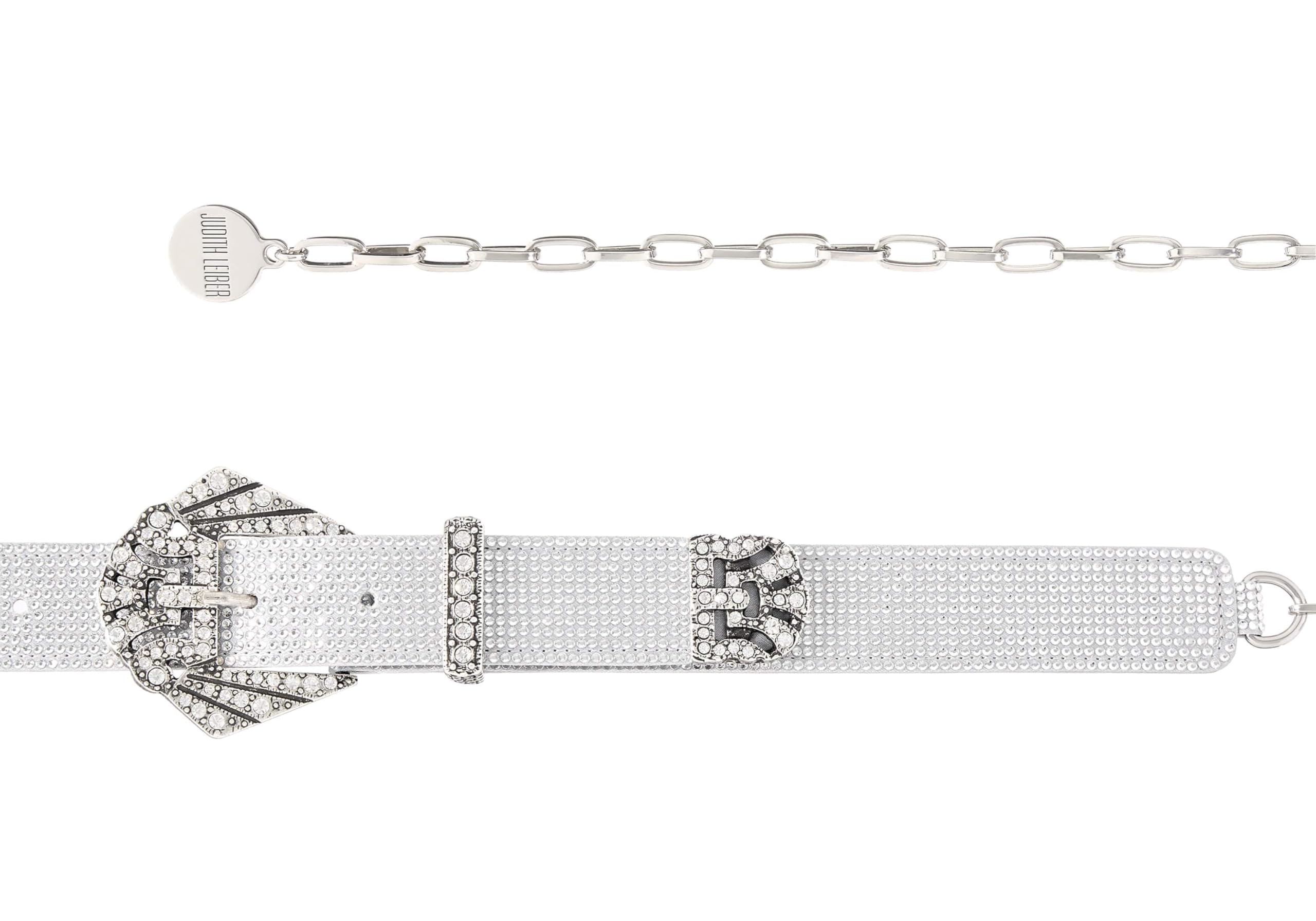 Art Deco Crystal Accent Chain Belt Evening Formal Waist