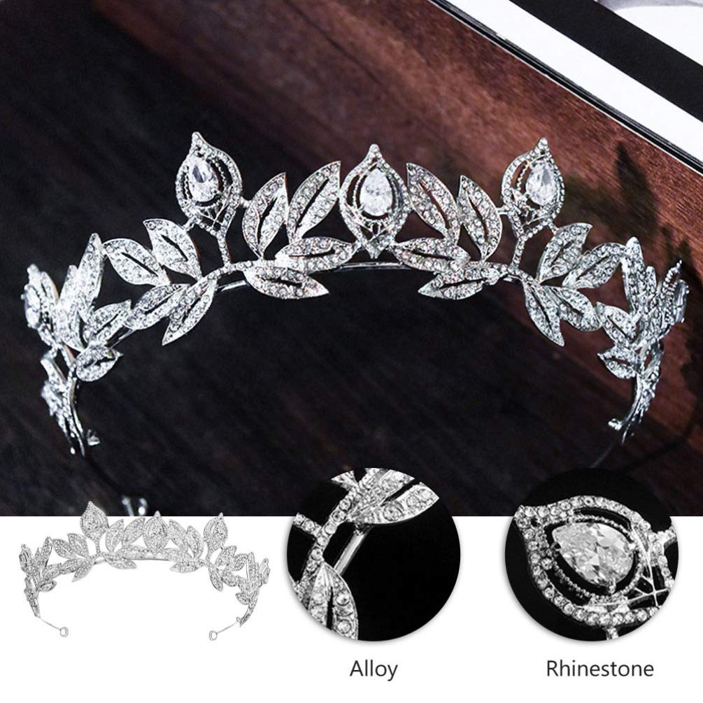 Rhinestone Crystal Bridal Tiara Wedding Crown Headband Bride Hair Accessory
