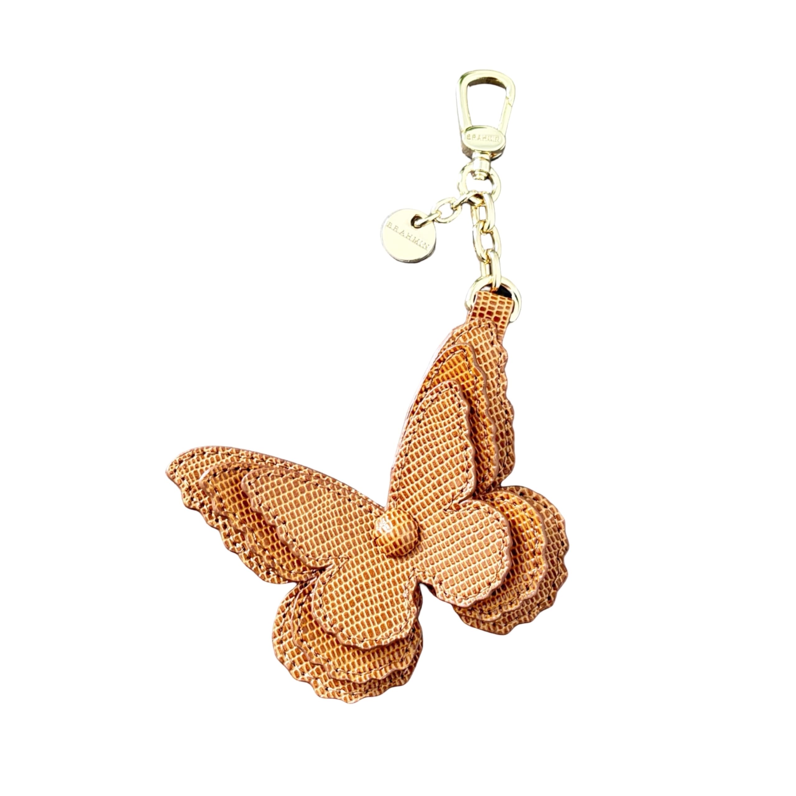 Butterfly Tassel Bag Charm Keychain Floral Decorative Bag Accessory