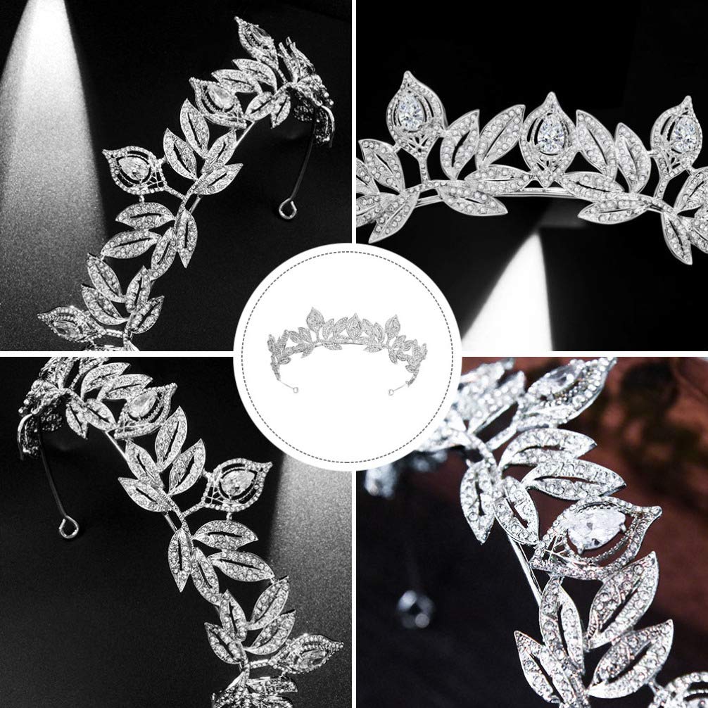 Rhinestone Crystal Bridal Tiara Wedding Crown Headband Bride Hair Accessory