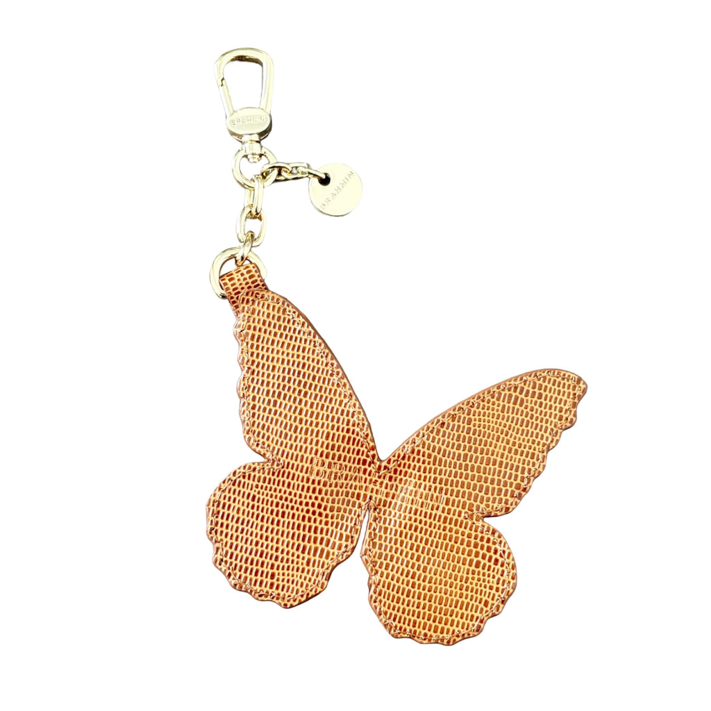 Butterfly Tassel Bag Charm Keychain Floral Decorative Bag Accessory