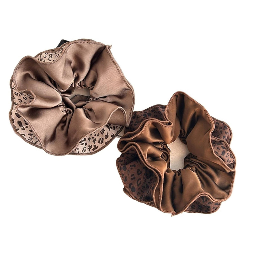 Floral Scrunchies Elastic Hair Bands Women Hair Accessories