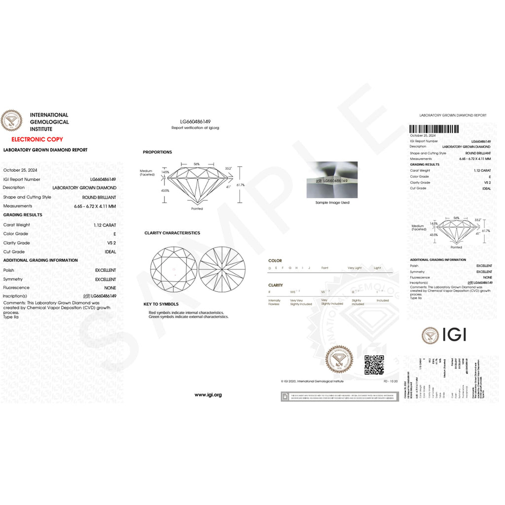3 Carat Oval Lab Diamond Bridal Set E VS1 IGI