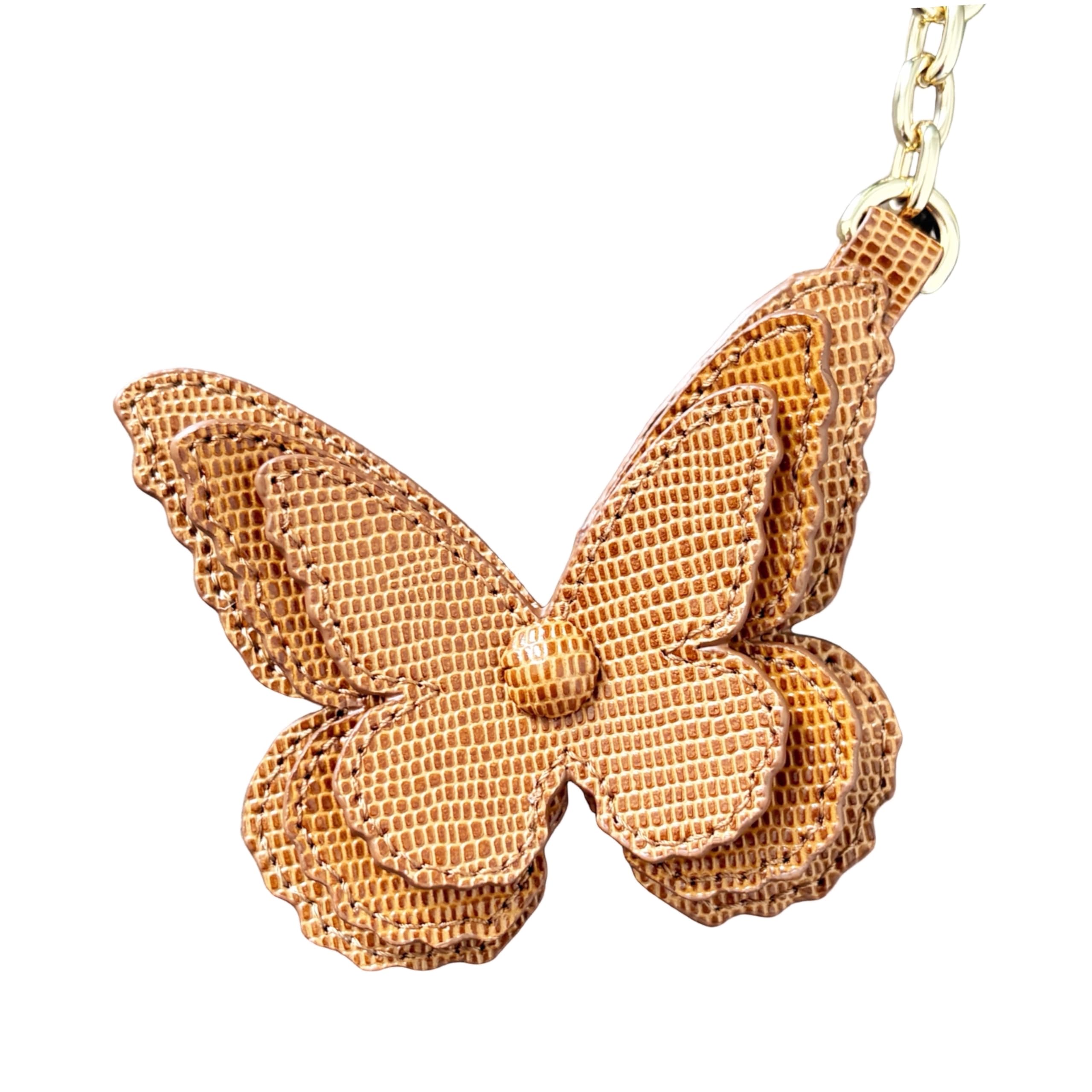 Butterfly Tassel Bag Charm Keychain Floral Decorative Bag Accessory